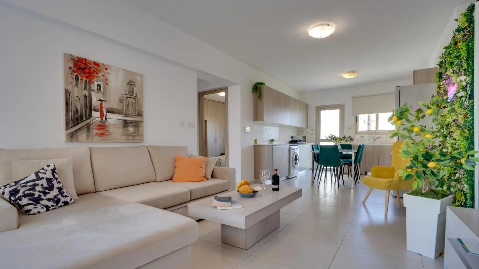 Apartman Lemon Paradise City Centre 200M From Beach Lárnaka Ciprus